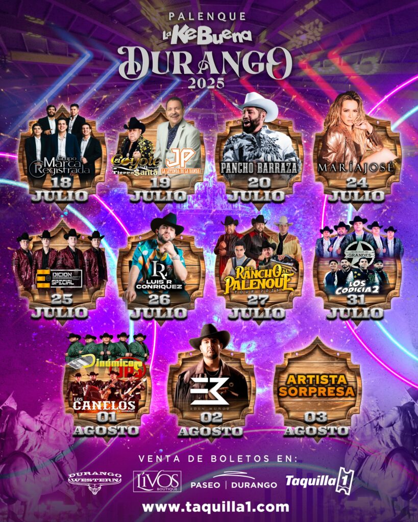 palenque feria durango 2025